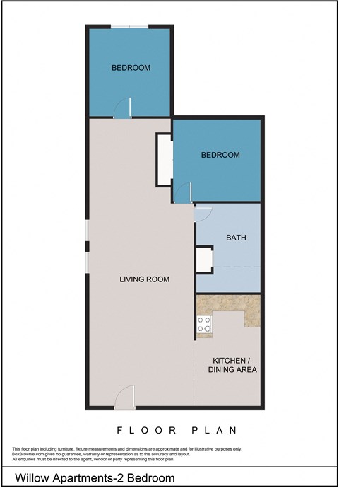 Willow Apartments-2 Bedroom